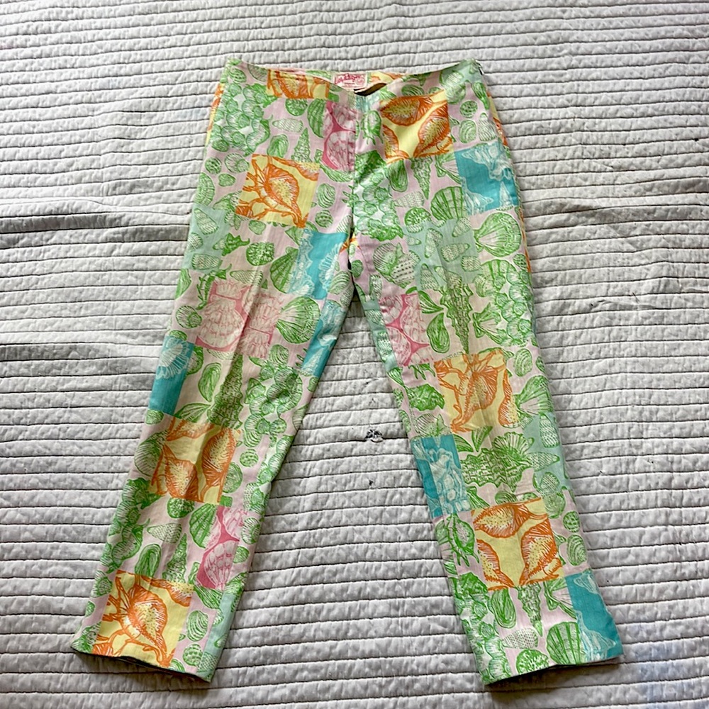 Lilly Pulitzer patchwork pants. Size 6